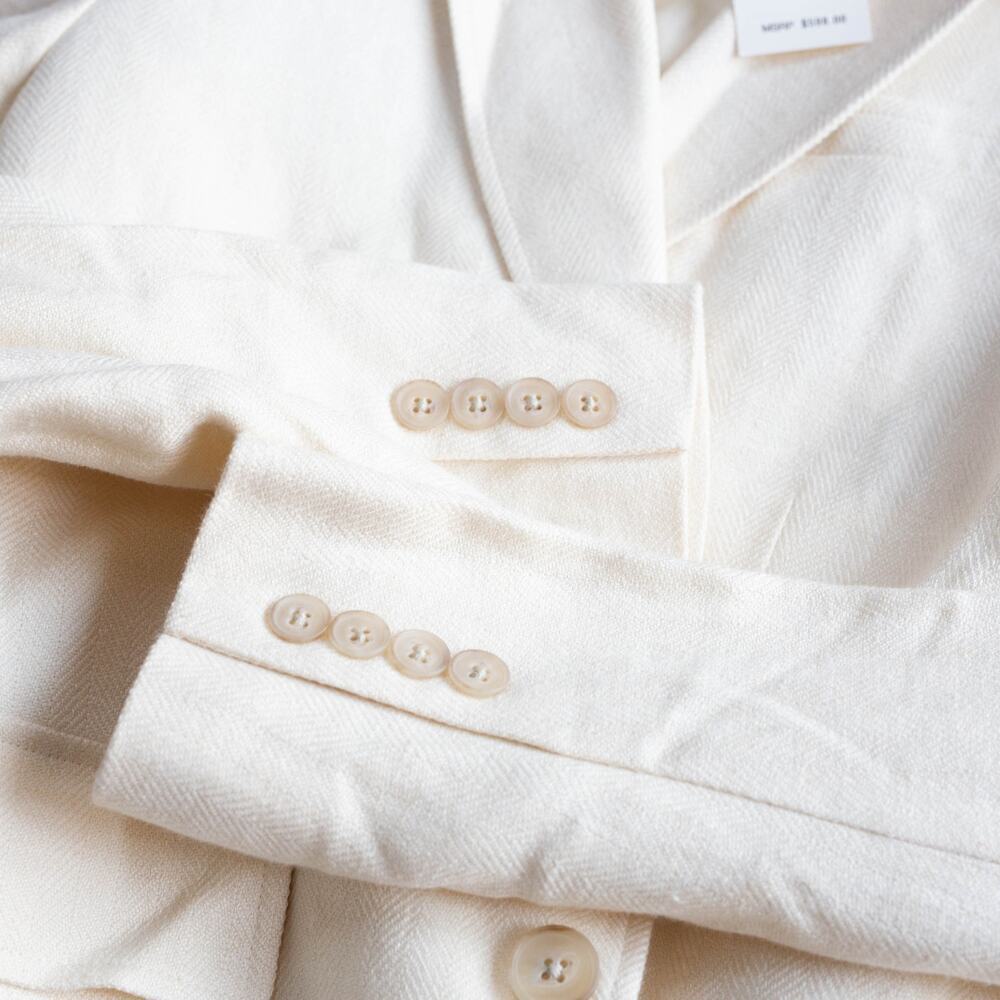 Polo Ralph Lauren Linen Blazer in White - Size 14 - Picture 6 of 8